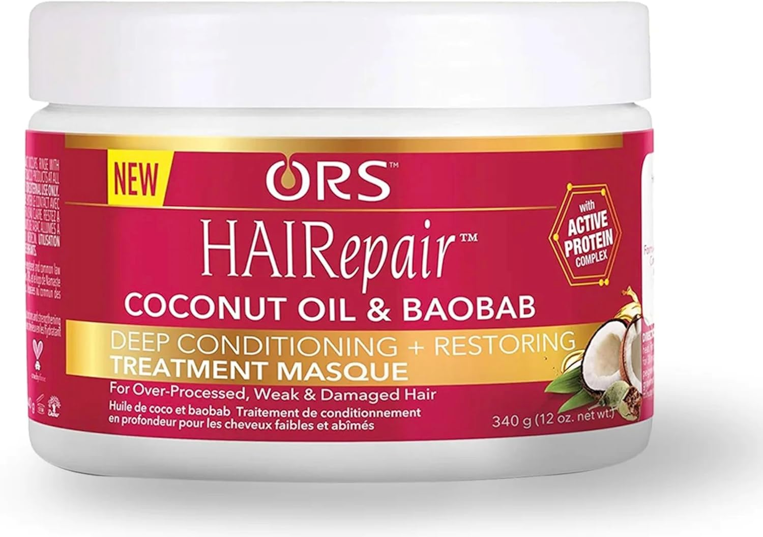 ORS Hairepair Deep Conditioning and Restoring Treatment Masque 340G(12Oz)