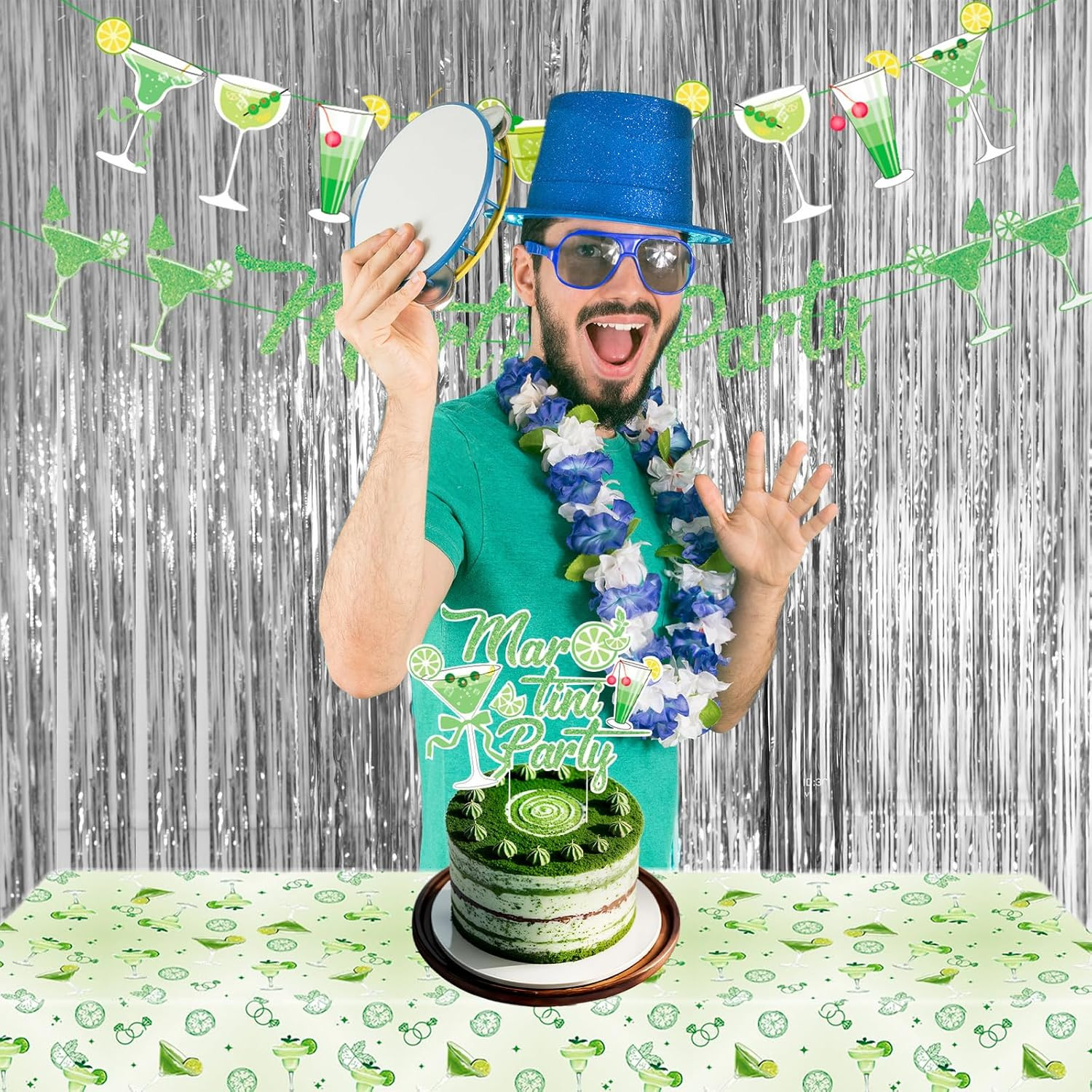 Martini Party Decorations, Martini Banner for Birthday Decor, Martini Bachelorette Bridal Shower Party, Martini Themed Partydecor