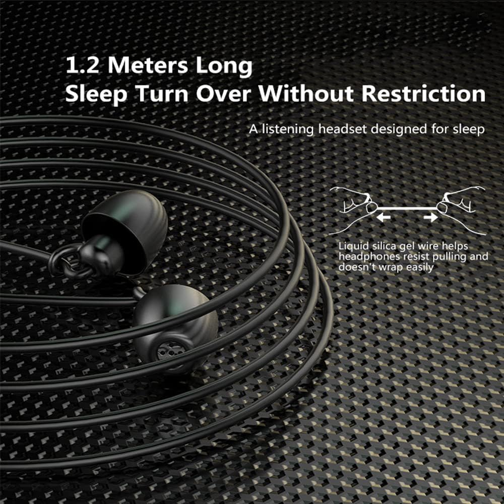 Sleep Earphone Anti-Noise In-Ear Ultra-Soft Headphones Earbuds Headset Phones AU image number 4