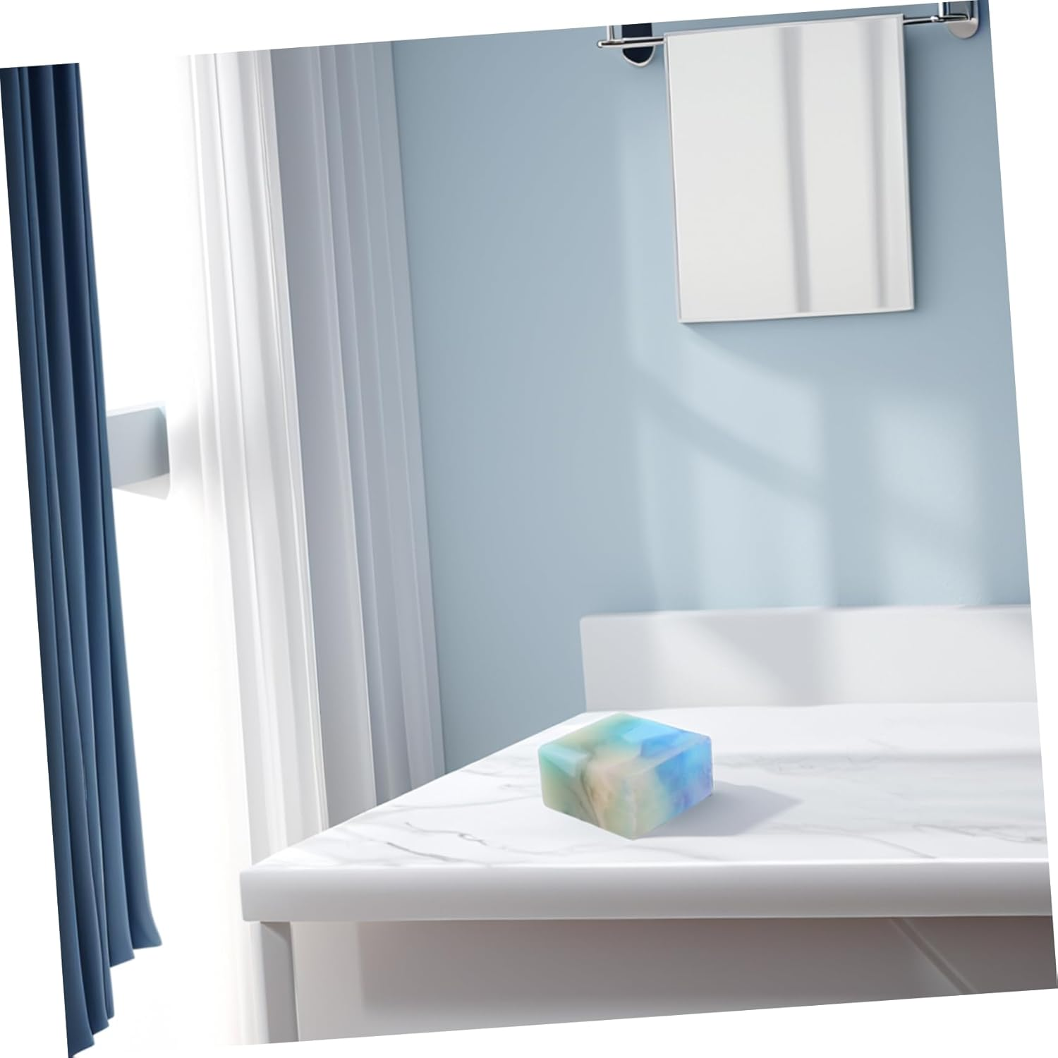 Healeved Natural Essential Oil Handmade Soap Bar Iceberg Flame Soap for Sensitive Skin Men image number 5