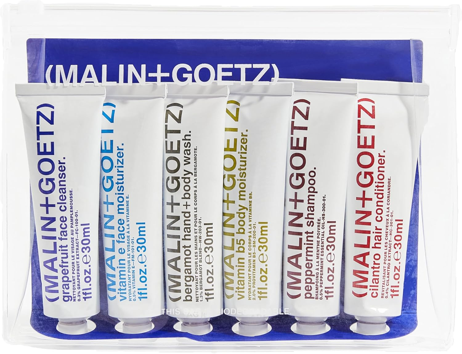 Malin + Goetz Essential Starter Kit- Including Hair Shampoo & Conditioner, Facial Cleanser & Moisturizer, Body Wash & Moisturizer, All Natural Ingredients, All Skin Types, Cruelty-Free, Vegan image number 4