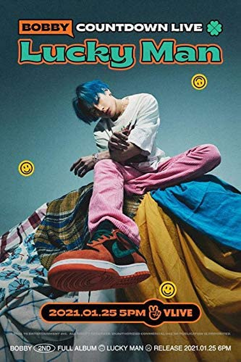 Ikon Bobby Lucky Man 2Nd Full Album B Version Cd+Folding Poster on Pack+80P Photobook+32P DIY Book+4P Sticker+1P Photocard+Magnetic Coupon+4P Post+Lenticular+Message Card Set+Tracking image number 4