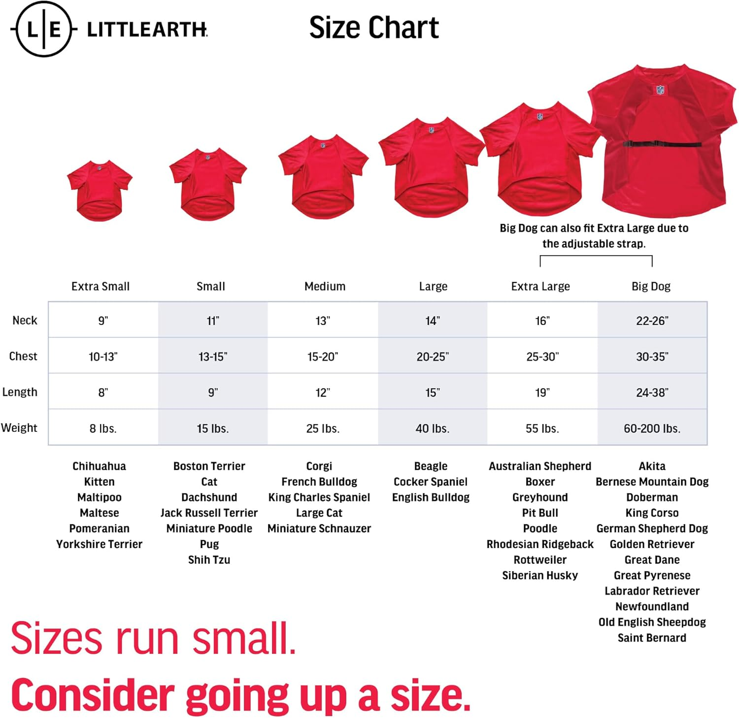 Littlearth NHL Unisex Pet Stretch Jersey image number 2