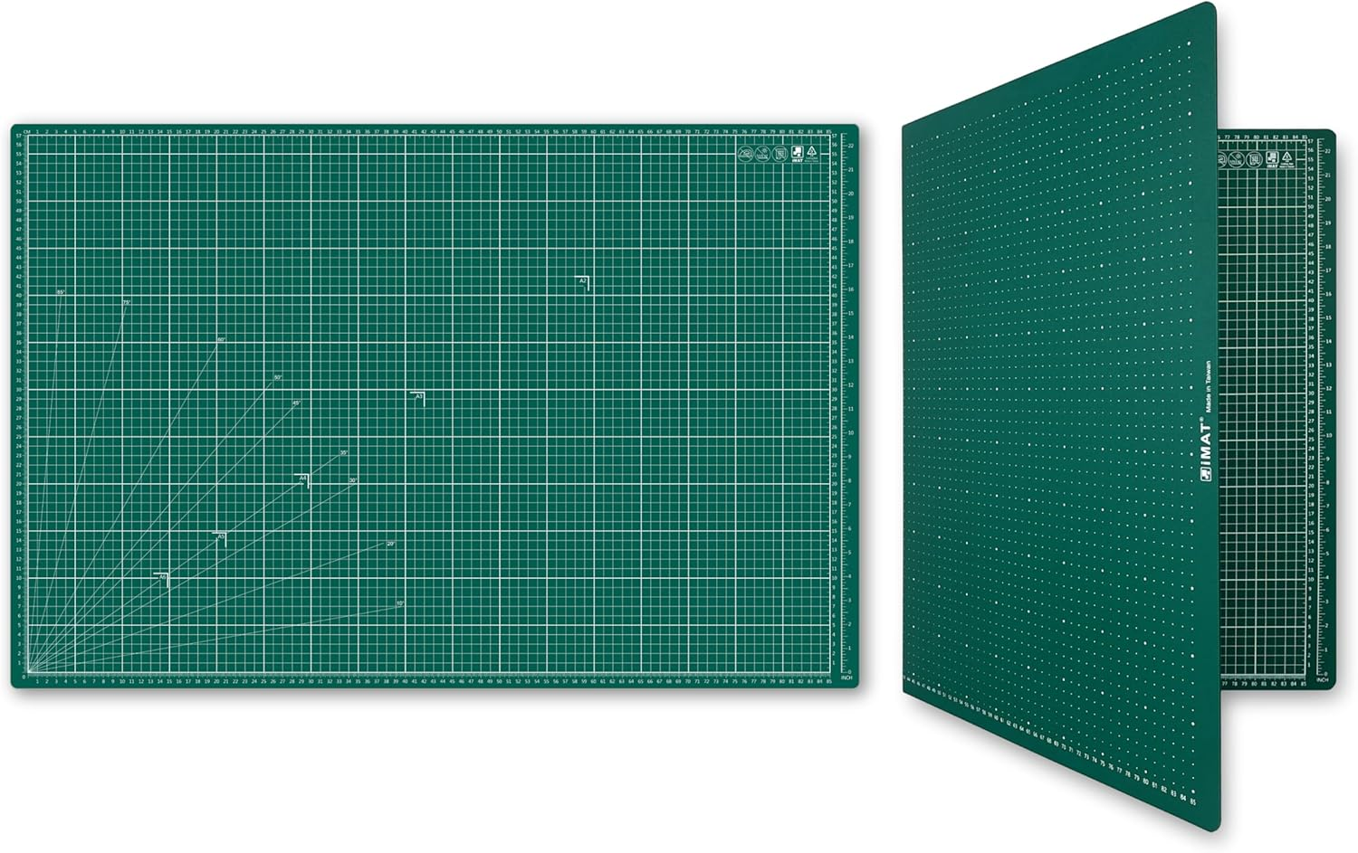 Imat Flip Cutting Mat Note A1, 90X60 Cm, Foldable, Ideal for Crafts, Paper Cutting, Large Leather and Cloth Projects, Sketching, Drawing (Navy Blue)