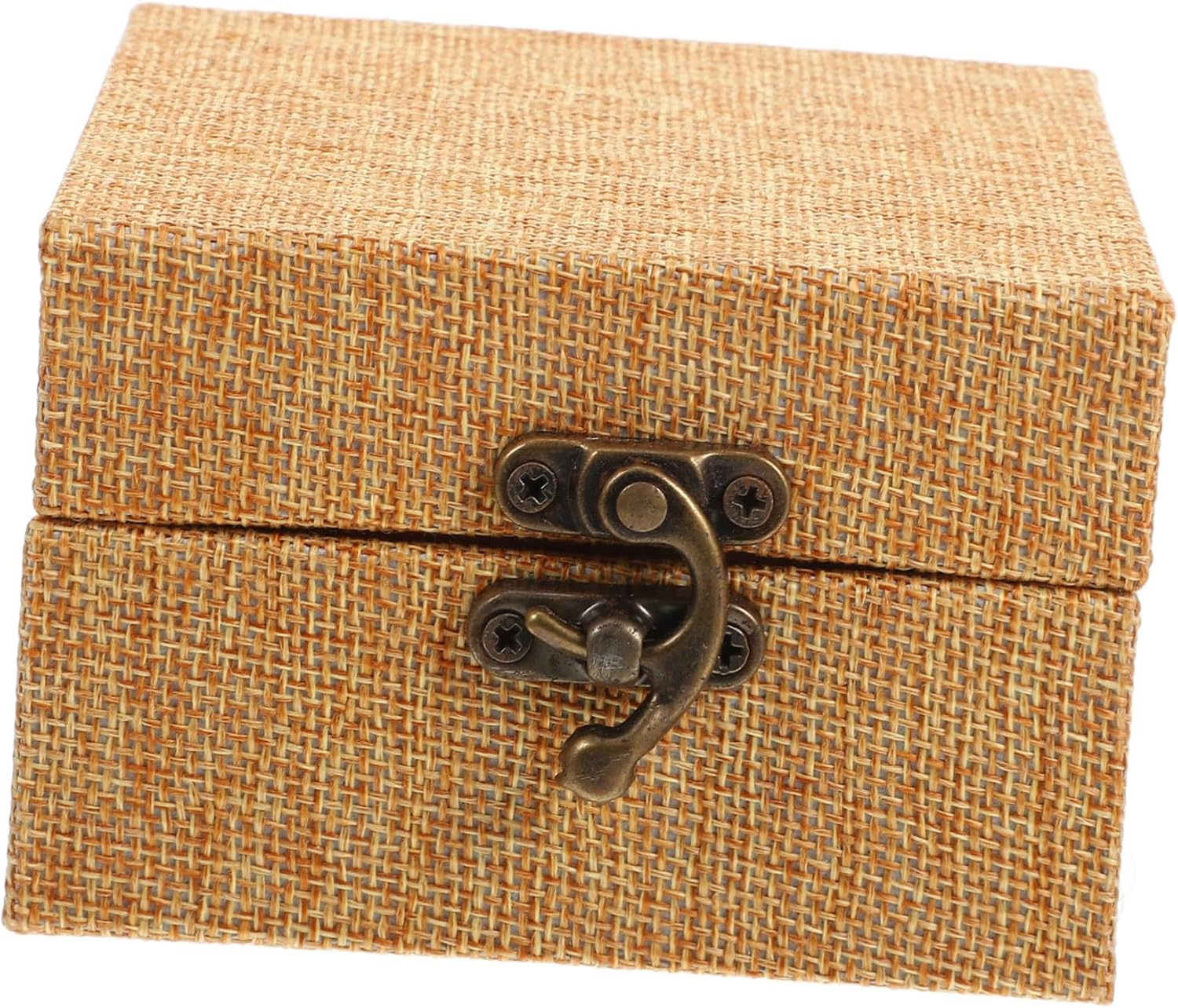 Brocade Box for Trinket Organizer Small Treasure Chest Wooden Jewelry Box Craftsmanship Excellence Spacious Design image number 2