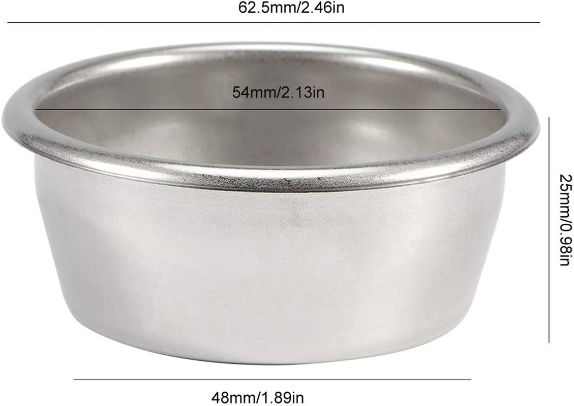 54Mm Stainless Steel Coffee Filter,Filter Basket Espresso,Non‑Pressurized Filter Basket Fit for Breville 870 Coffee Machine image number 4