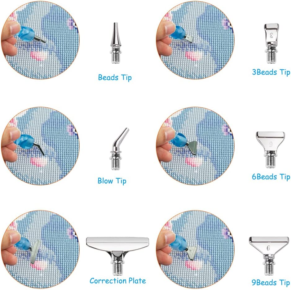 Diamond Art Paintings Tray Kits, SENHAI Diamond Art Paintings Accessories Tray Organizer, Diamond Art Paintings Storage Containers, Diamond Art Paintings Pens Kits for DIY Painting Crafts image number 2