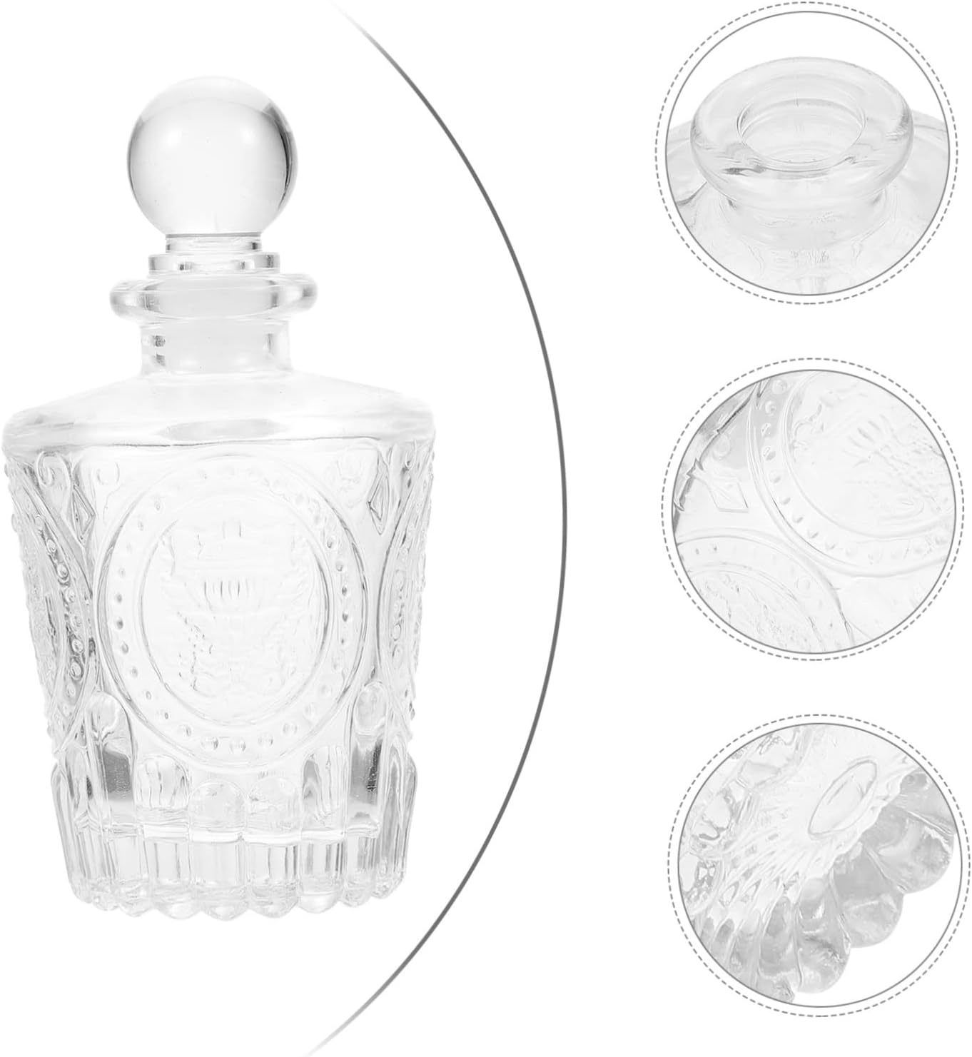 GARVALON 2Pcs Car Air Vent Aromatherapy Essential Oil Bottle Decorative Bottle Perfume Dispenser image number 5