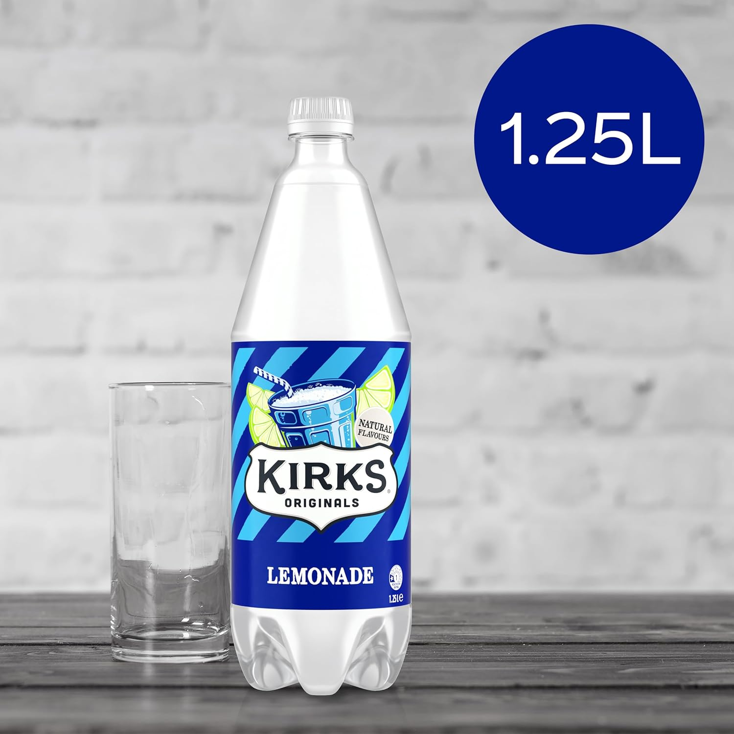 Kirks Lemonade Soft Drink Multipack Bottles 12 X 1.25L image number 3