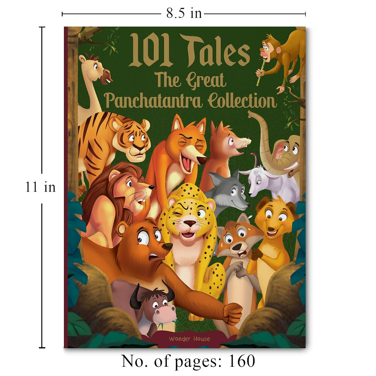101 Tales the Great Panchatantra Collection - Collection of Witty Moral Stories for Kids for Personality Development (Hardback) image number 4