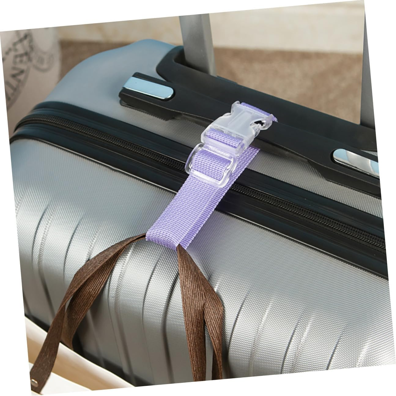 TOPPERFUN 5Pcs Luggage Belt Straps with Buckle Lightweight Travel Suitcase Straps for Secure Fastening and Anti-Fall Protection Portable Carry Bag Accessories image number 1