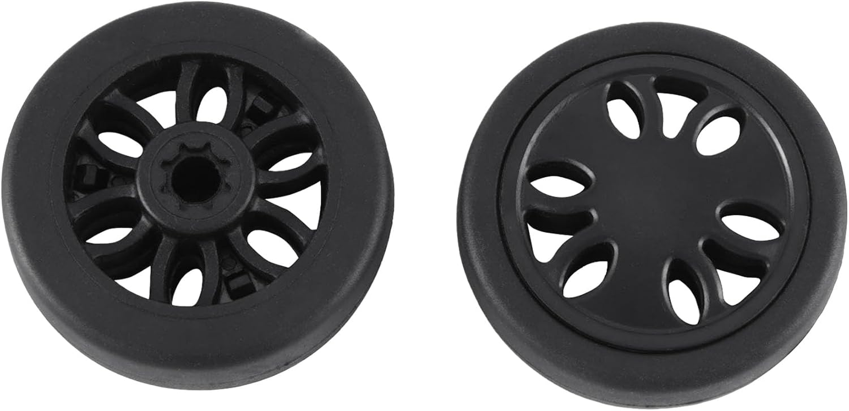 Tuperoymse 1Set 50X15Mm Luggage Wheels Replacement Wheels Luggage Wheel Universal 6Mm 8Mm Replacement Wear image number 6