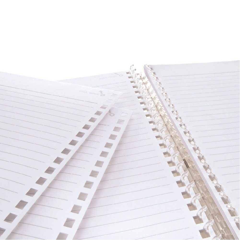 Lihit Lab. Inc. Twist Ring Notebook N1640-1 Milky White A5 image number 4