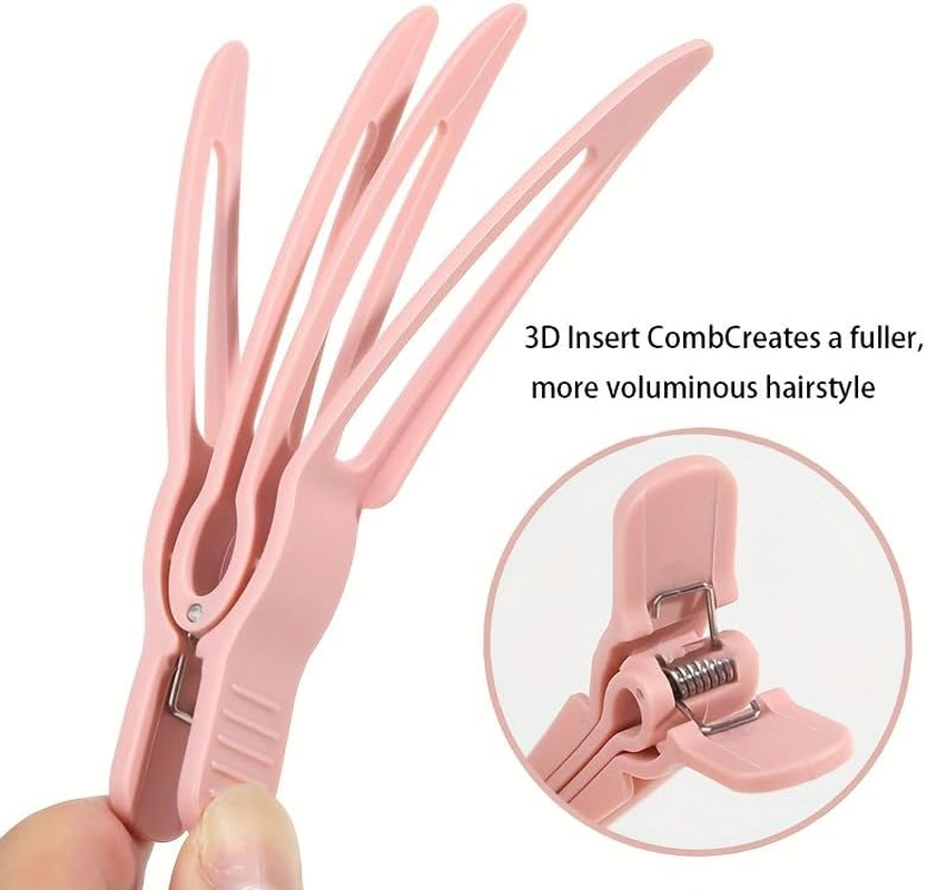Pack of 3 Styling Root Lifting Clips without Heat, Volume Clips for Fine Hair, Natural Root Lift for Women and Men, Invisible Hair Clips for Everyday Use, Work and Leisure image number 5