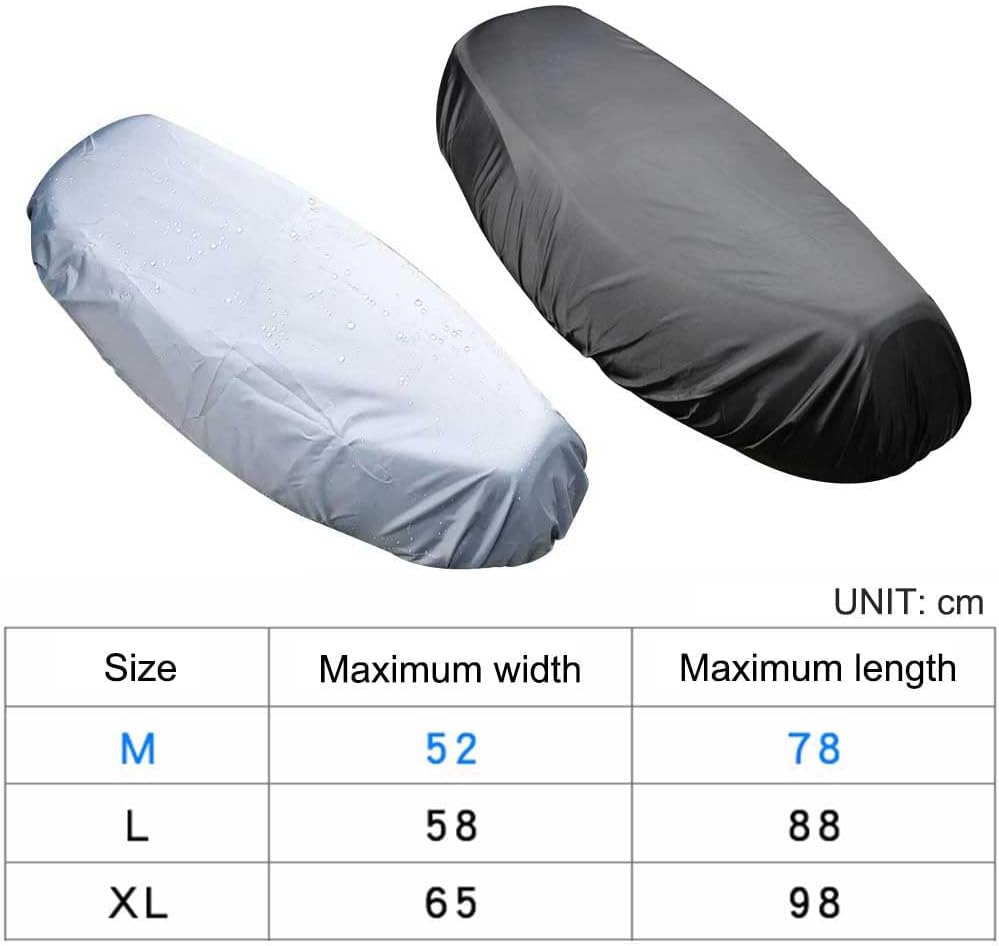 RAYWE Universal Motorcycle Sunscreen Seat Cover Cap Waterproof & Dustproof Scooter Cushion Cover Seat Scooter Sun Pad Protector image number 3
