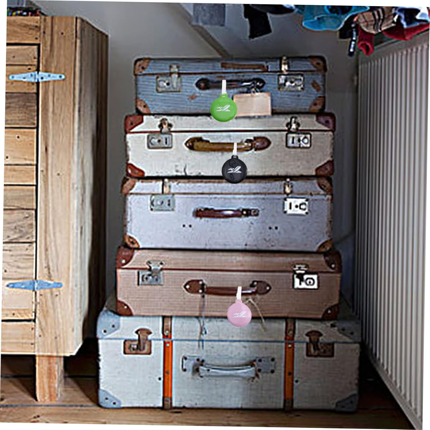 COSMEVIVI 5Pcs Cute Boarding Pass Tags for Suitcase Luggage Labels Id Labels Name Material image number 1