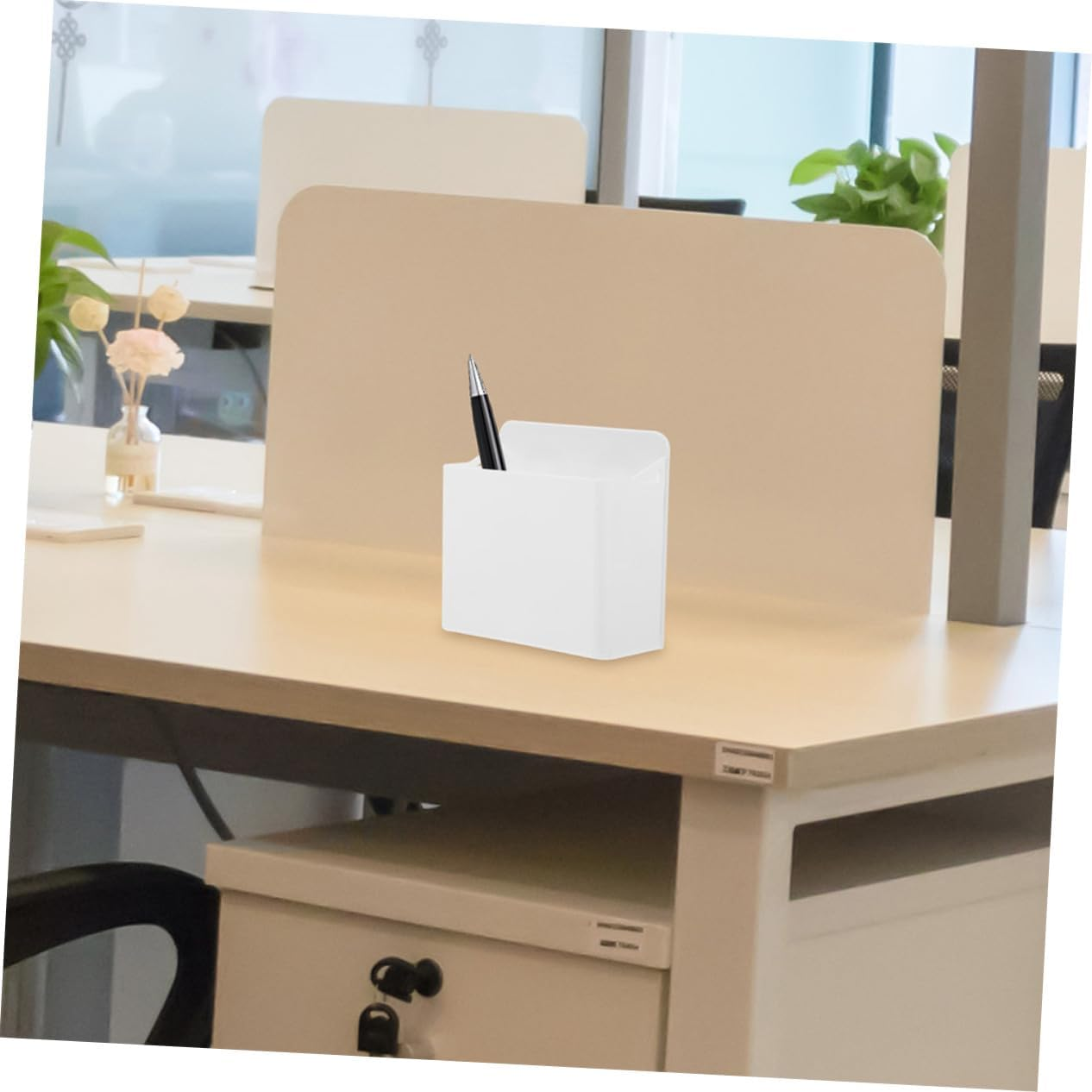 CAXUSD Magnetic Pencil Holder for Desk Whiteboard Pen Holder Suction Cup Pencil Case Pen Storage image number 6