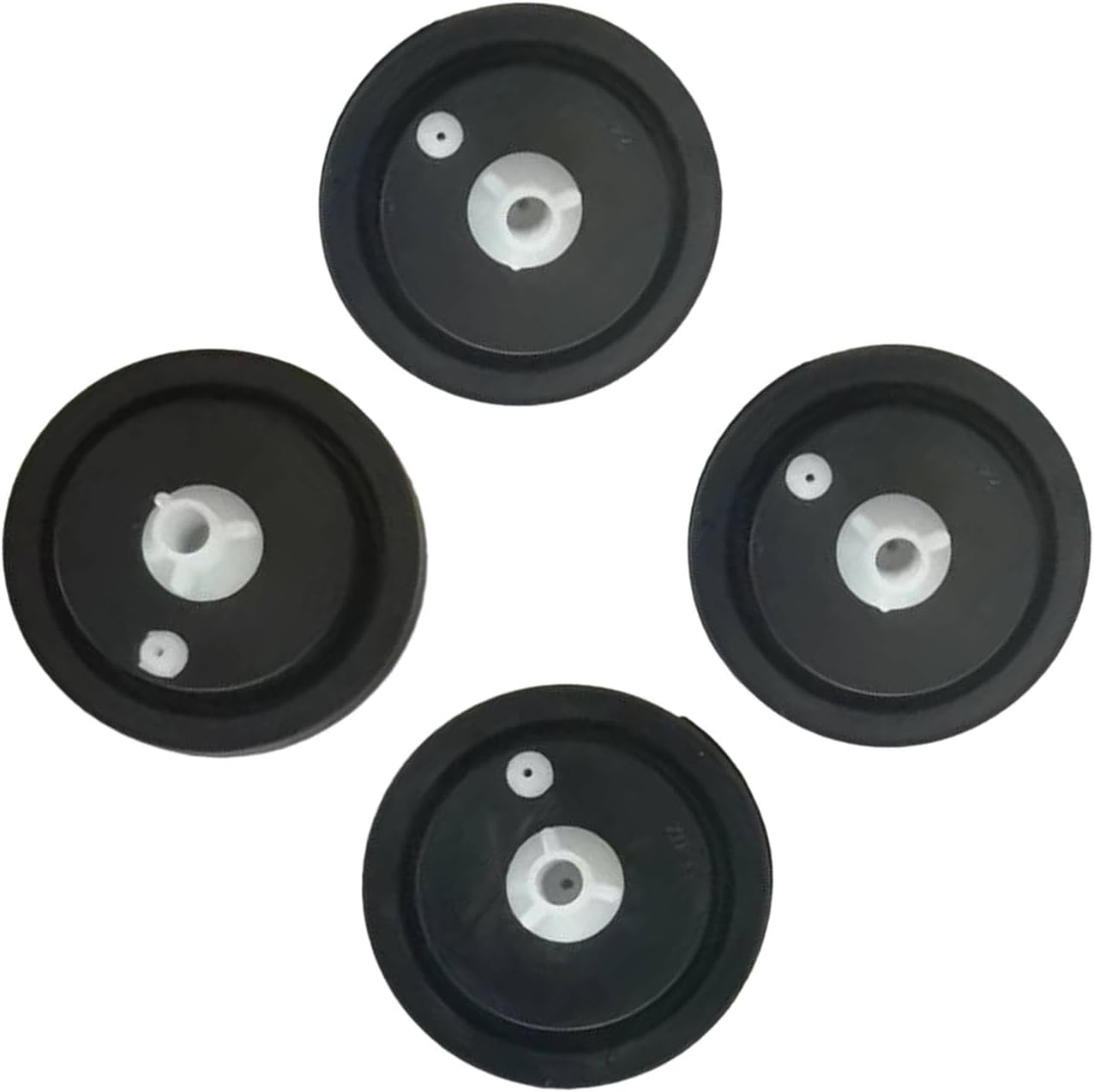 4 Pieces Diaphragm Washer, Sealing Sheet Fittings, Solenoid Valve Water Inlet Seal Ring Gasket for Washing Machine, Water Supply Error Repair image number 2