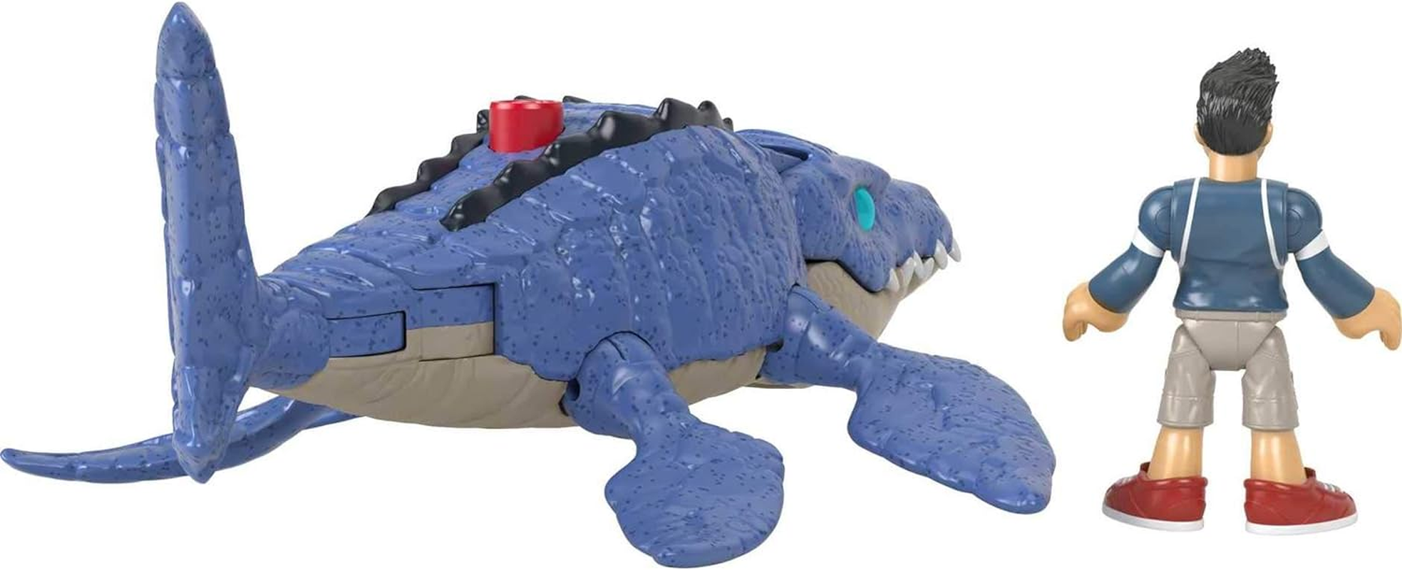 Fisher Price - Imaginext Jurassic World Camp Cretaceous Mosasaurus & Kenji image number 4