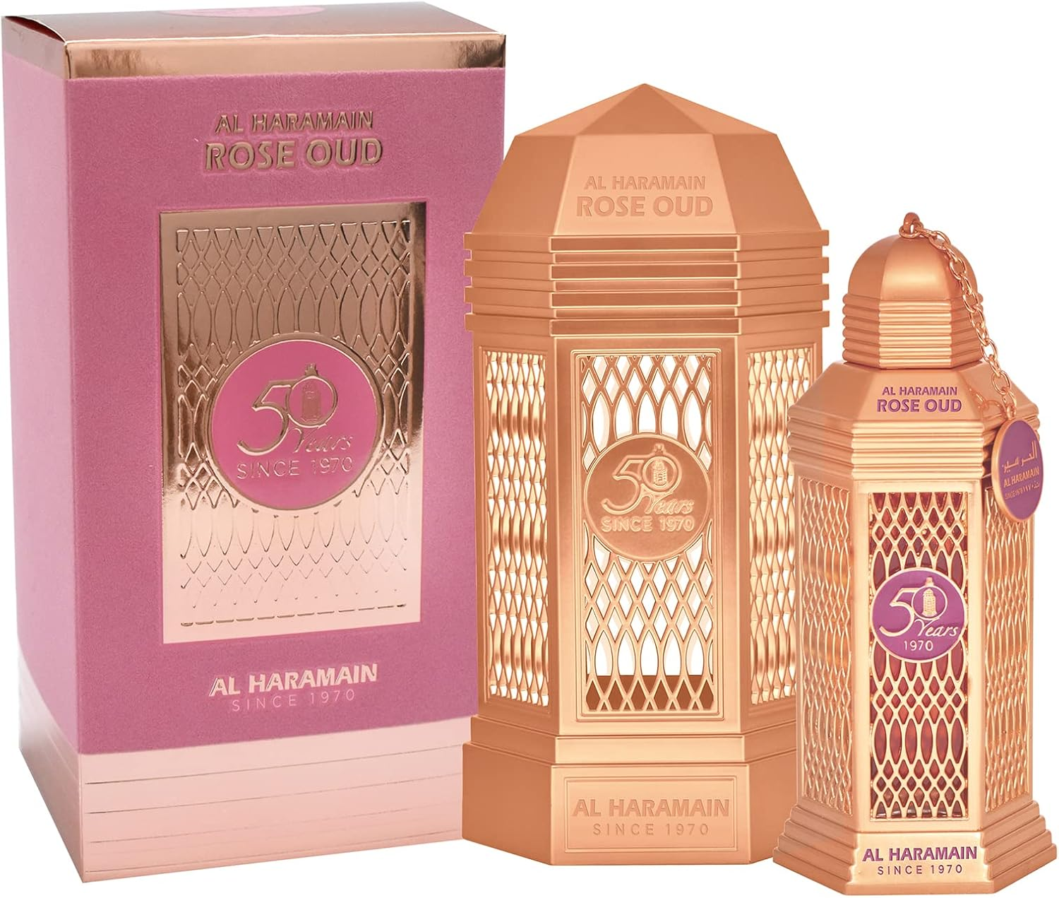 Rose Oud by Al Haramain for Women - 3.4 Oz EDP Spray