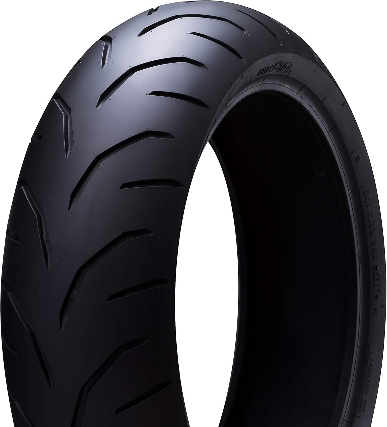 IRC 116503 Inoue Rubber Motorcycle Tire, RMC810, Rear 180/55ZR17 M/C (73W), Tubeless Type (TL), for Two Wheels, Motorcycles image number 1