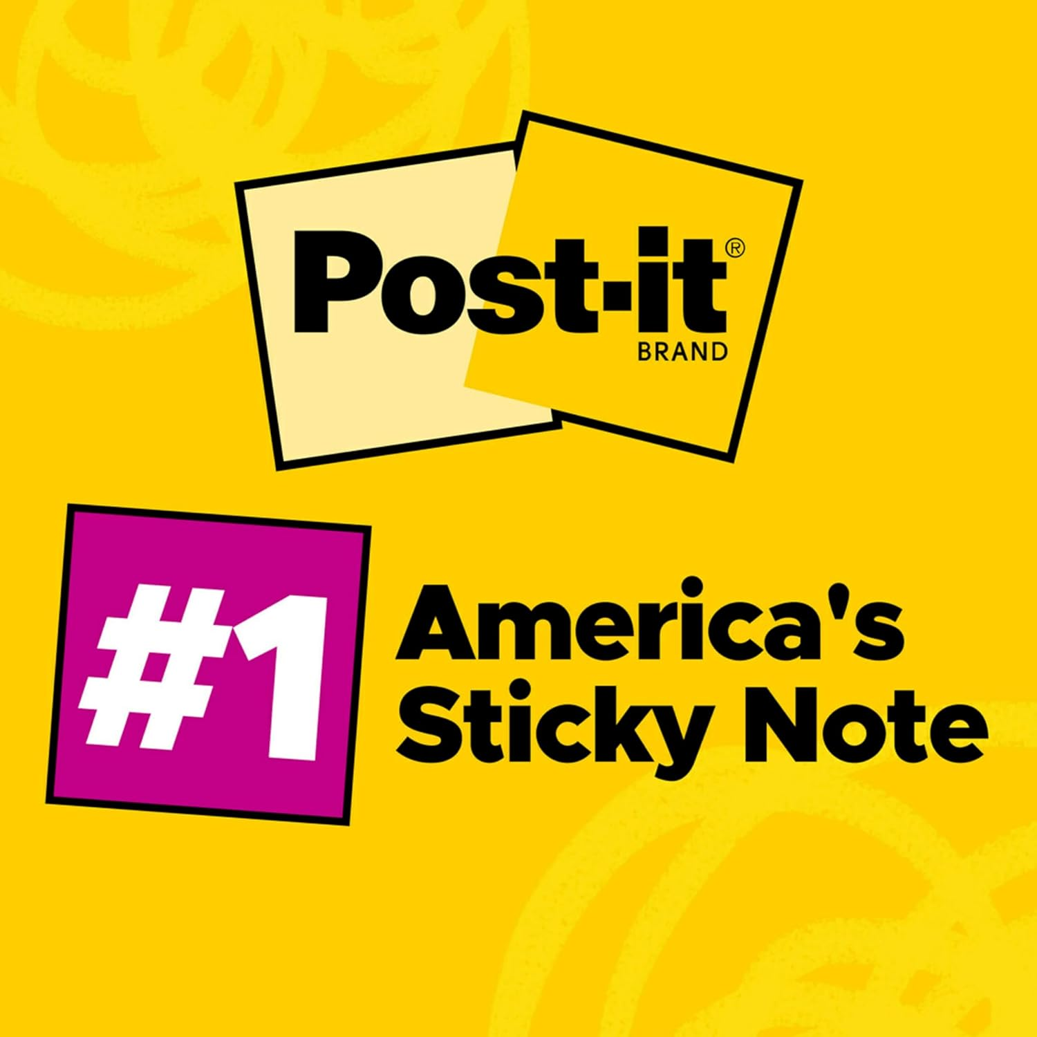 Post-It Notes 76X76Mm Canary Yellow Lined 630SS image number 6