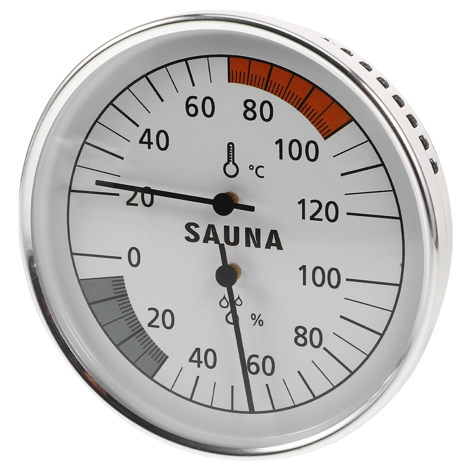TEHAUX Sauna Hygrothermograph Temperature Humidity Gauge for Home Indoor Use High Precision Thermometer Hygrometer for Sauna Pool Wall-Mountable Measuring Tool image number 6