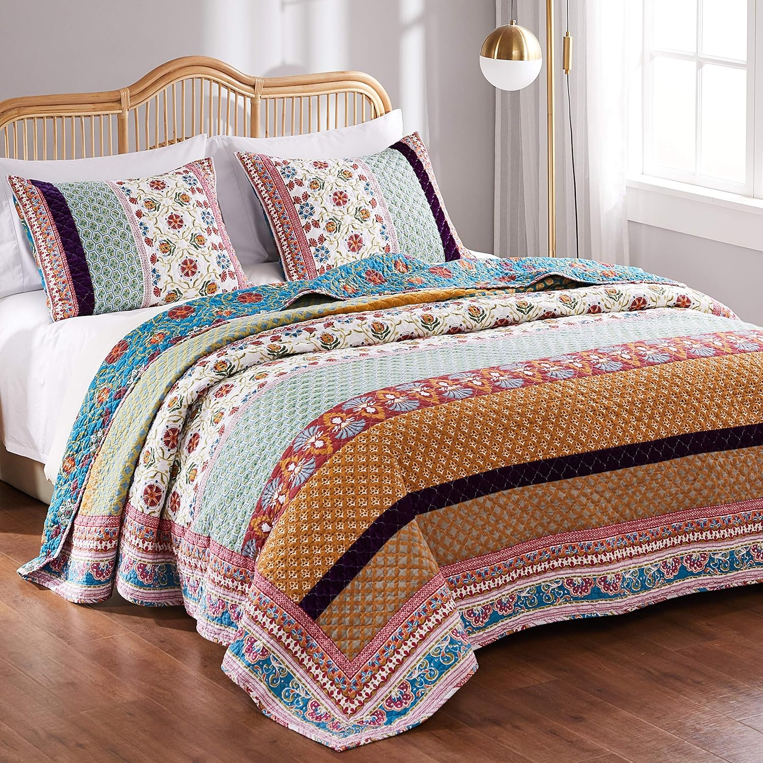 Greenland Home Fashions Thalia Quilt Set image number 1