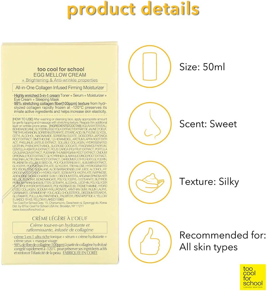 Too Cool for School Egg Mellow Cream 50 Ml image number 4