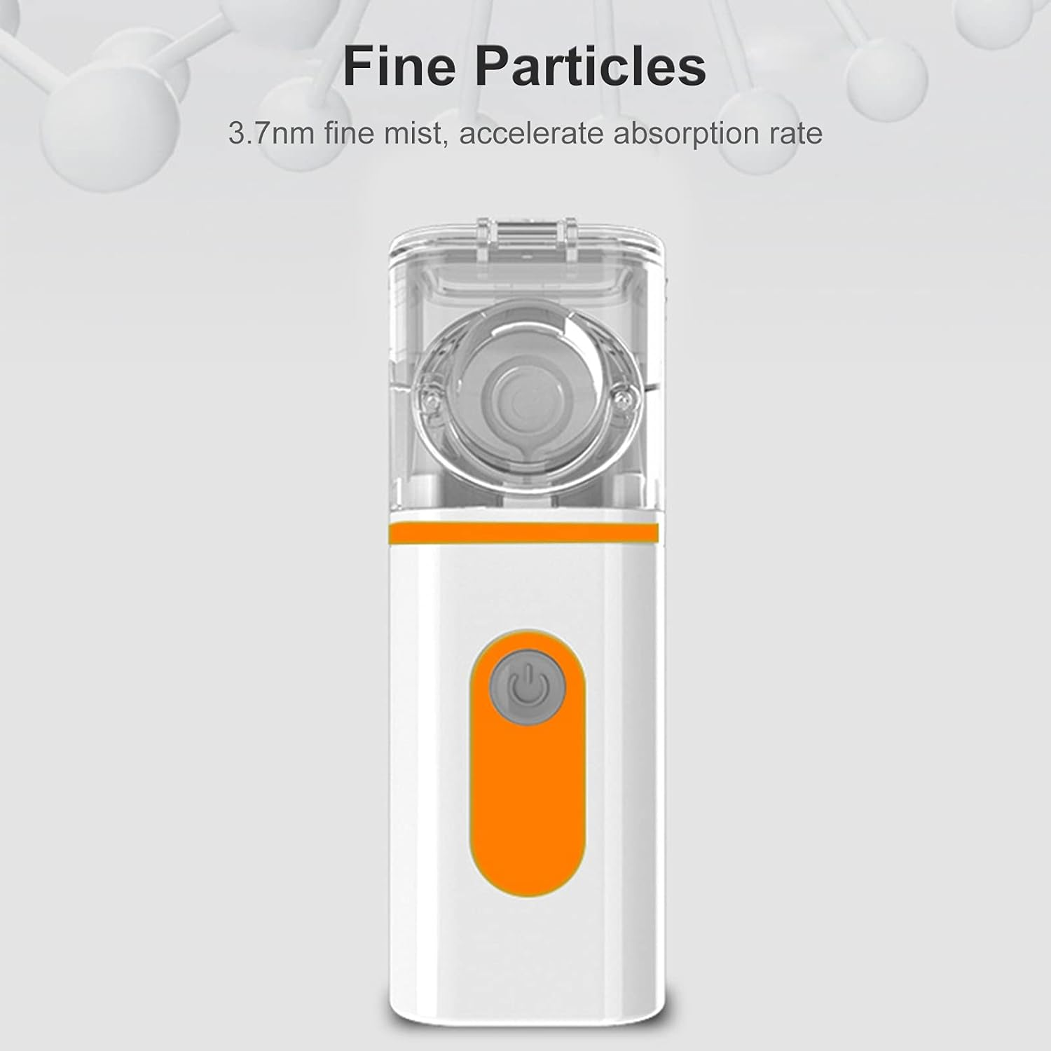 Handheld Nebulizer Atomizer Steam Inhaler Mesh Nebulizer Household Portable Atomizing Sprayer Electric USB Nebulizer Machine for Children and Adults ALKOY