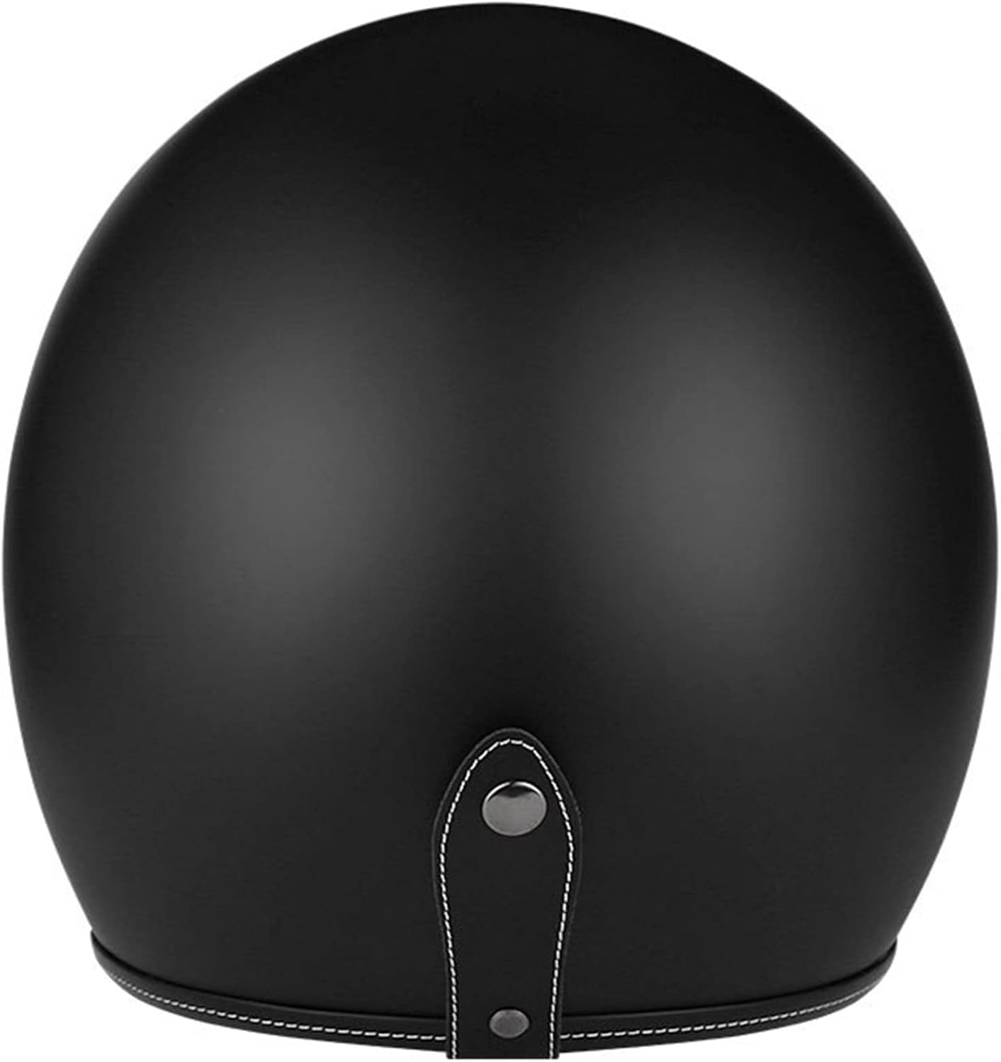 3/4 Open Face Motorcycle Helmet Retro Jet Motorbike Protective Helmet DOT Certified Half-Covered Helmet for Men Women Scooters Outdoor Off-Road ATV Matte Black,Xxl