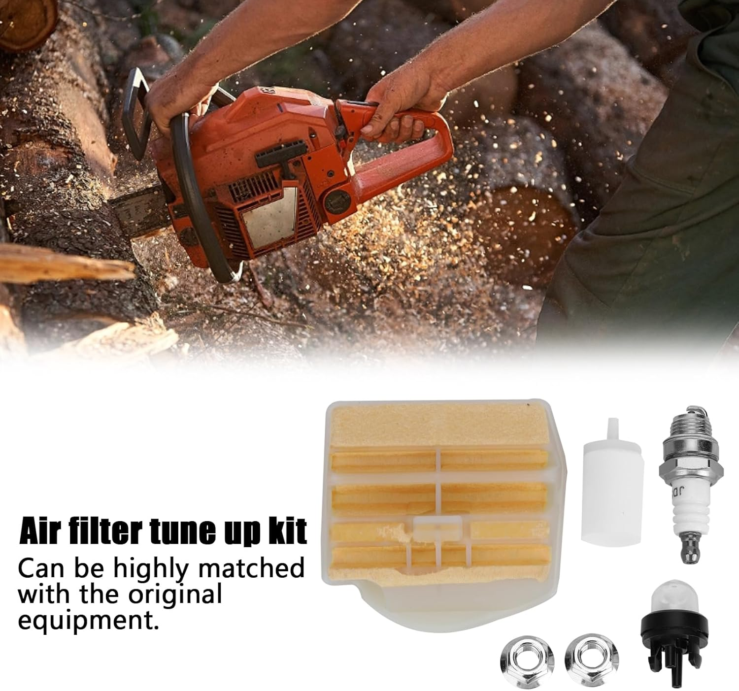 Air Filter Accessory Chainsaw for 450 445 450 Racnher 445E 450E Ii Engine Air Filters image number 6