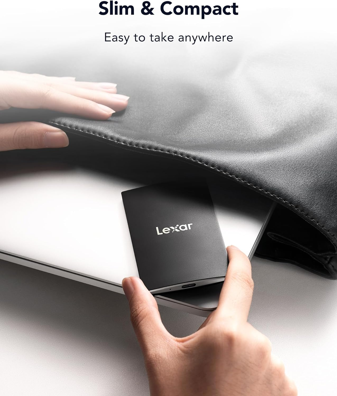Lexar SL500 External SSD 1TB, USB3.2 Gen2X2 Portable SSD, PSSD up to 2000Mb/S Read, 1800Mb/S Write, External Solid State Drive for Iphone15 Series/Mac/Ps5/Xbox/Laptop/Pc (LSL500X001T-RNBNG) image number 5