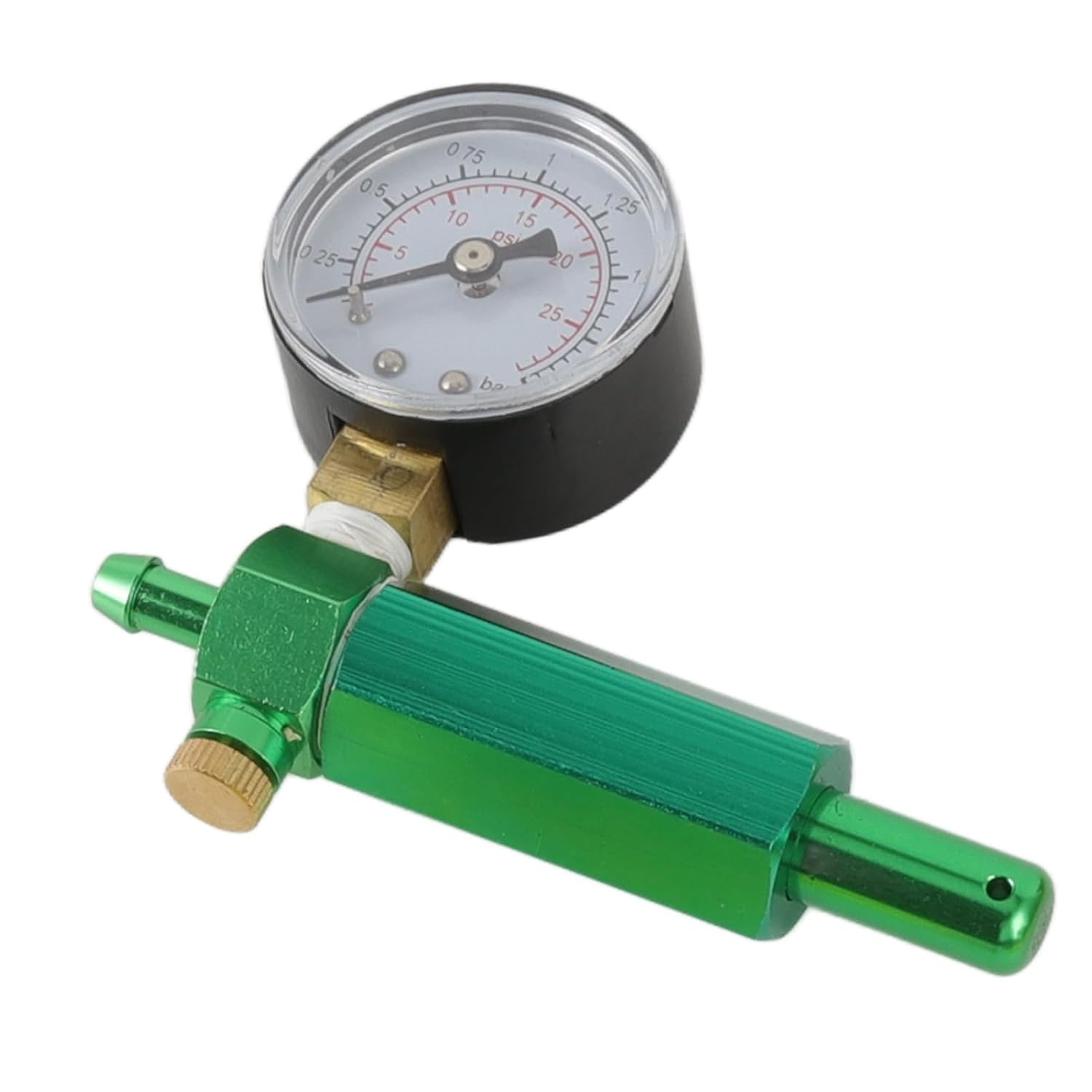 Omabeta Carburetor Leak Detector, 0-300Kpa(0-2Psi), Leak Testing Tool for 57211 Small Engine Carburetors, Aluminum Pressure Gauge,Garden Mower Maintenance Accessories image number 2