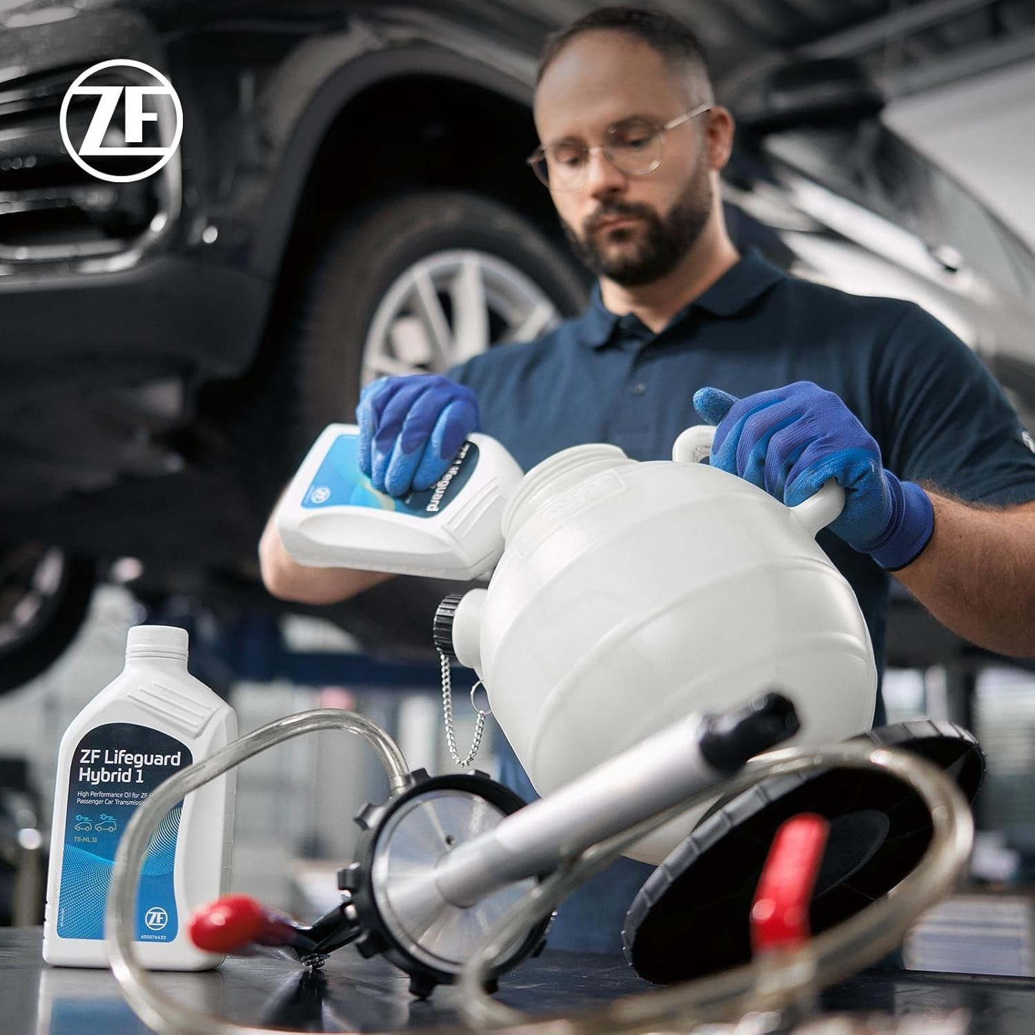 ZF (ZF) ATF Oil Automatic Transmission Fluid Lifeguard Fluid 6.1 ATF 1L VOLKSWAGEN, PORSCHE, AUDI 5961.308.623 image number 5