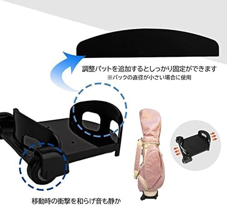 AHA Golf Bag Carrier, Detachable Golf Bag Carrier, Easy to Train