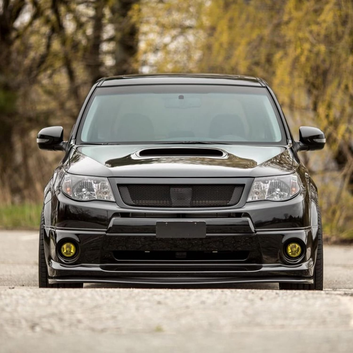 Bumper Grille, Auto Front Radiator Grill Durable Replacement for Forester 2009-2013 for STI Style image number 3