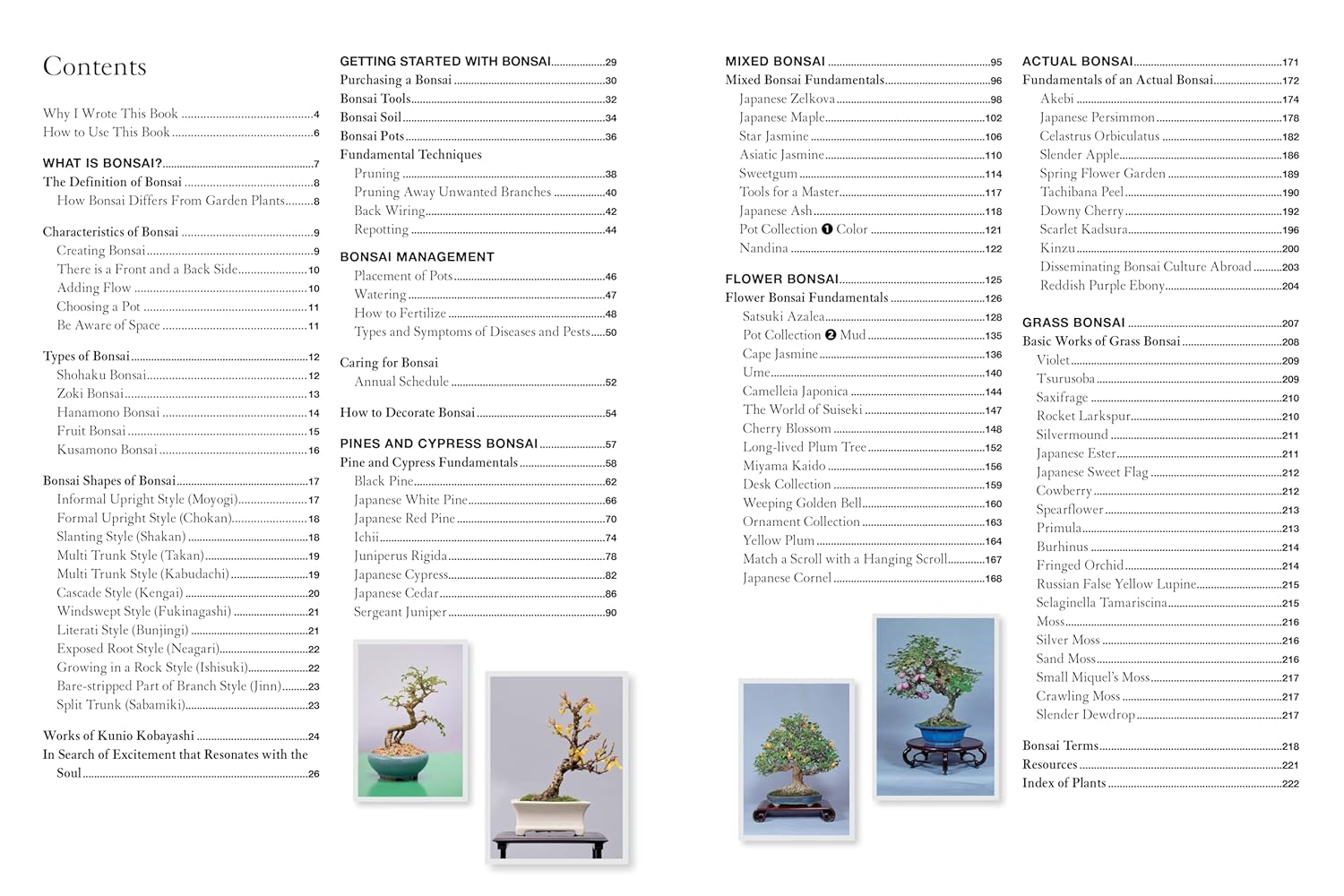 Bonsai Master Class: Lessons and Tips from a Japanese Master for All the Most Popular Types of Bonsai (With over 600 Photos & Diagrams) image number 4