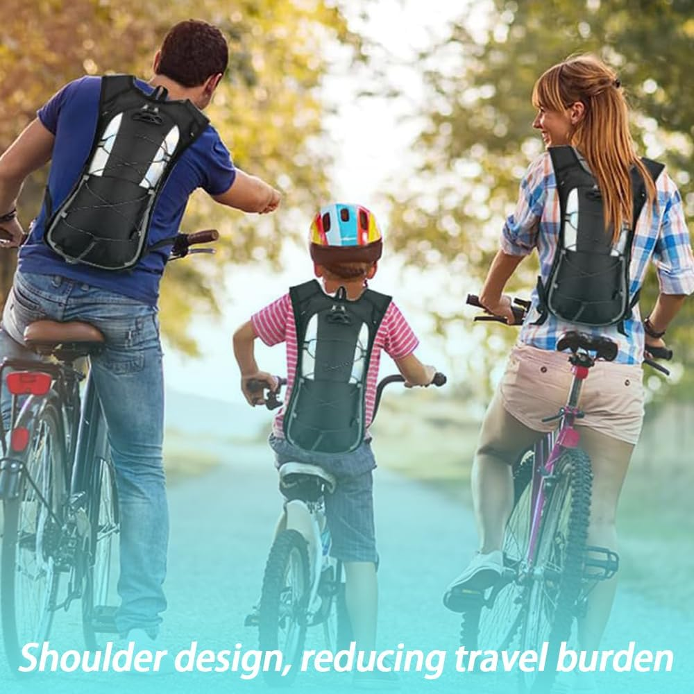 TOMVAES Hydration Pack, Ultra Lightweight Waterproof Hydration Backpack for Outdoor Sports Cycling Skiing Hiking Running Camping Climbing Hiking Backpack for Men Women image number 4