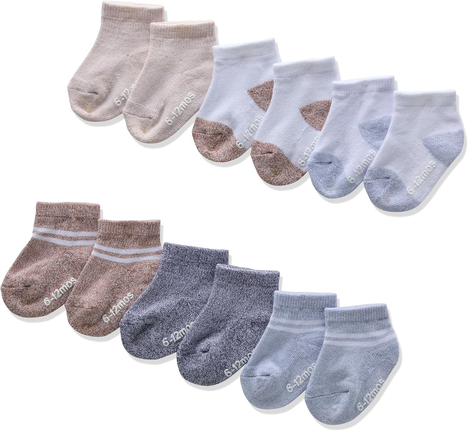 Hanes Baby-Boys Lightweight Ez Sort Ankle Socks, 10-Pair Pack