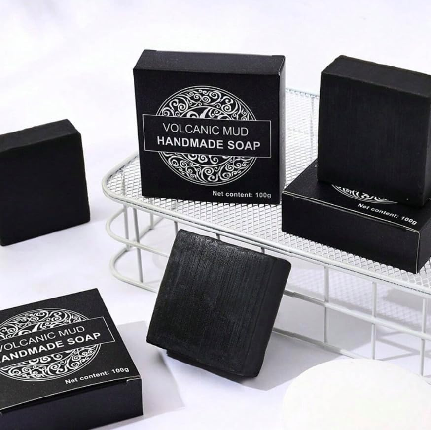 Volcanic Mud Handmade Soap Bar, 100G, Niacinamide Enriched, Oil Control and Cleansing image number 5