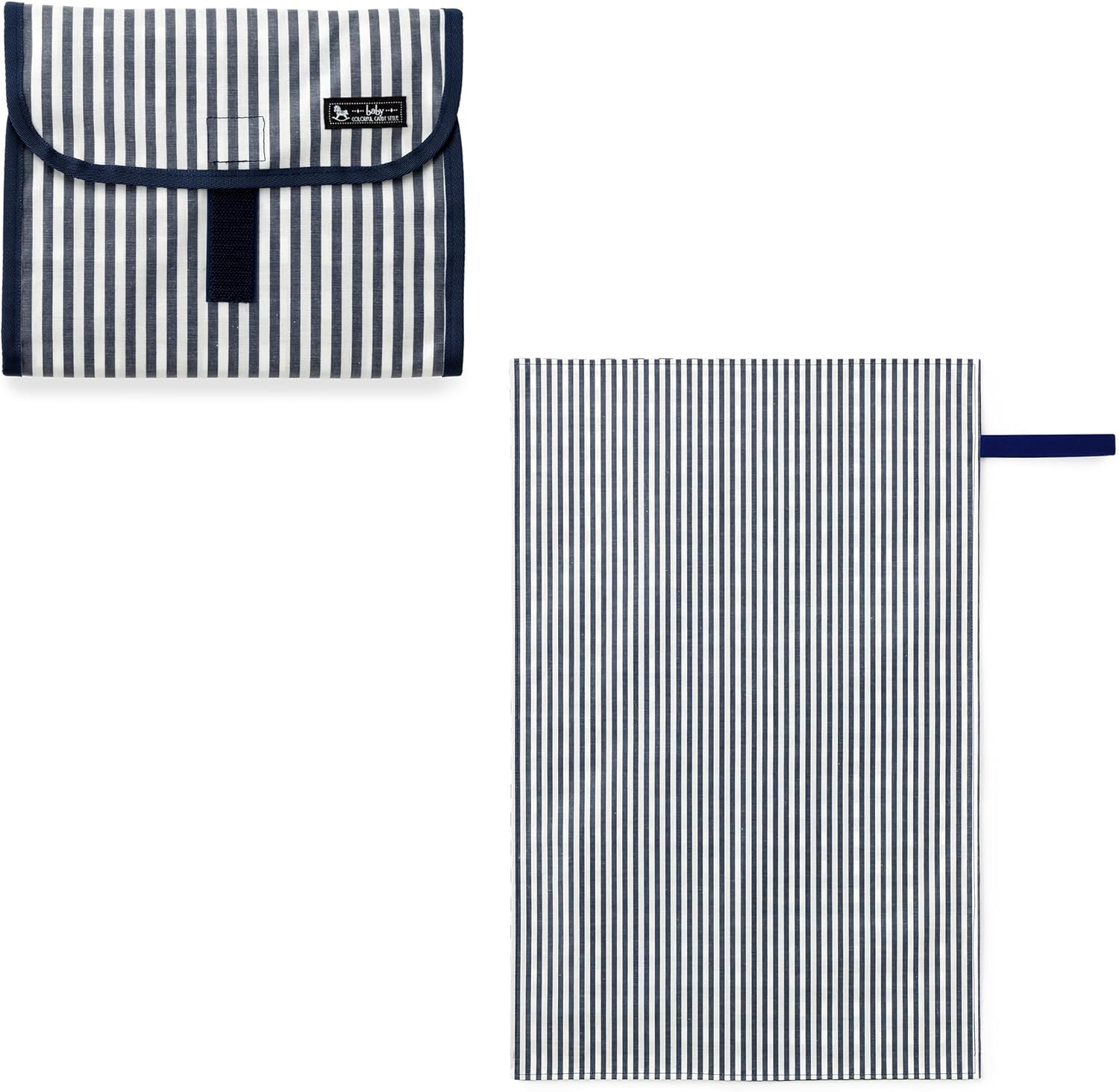 Colorful Candy Style B8001700-BTR Diaper Pouch (Clutch Type), Diaper Changing Sheet, Set of 2, Animal Star