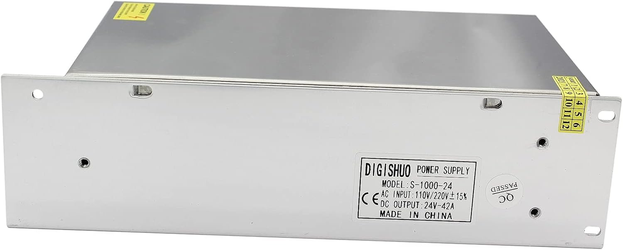 DIGISHUO DC 24V 42A 1000W Power Supply Adapter Transformer Switch AC 240V to DC 24V 42Amp Switching Converter LED Driver for LED Strip Light CCTV Camera Security System (24V 42A 1000W) image number 3