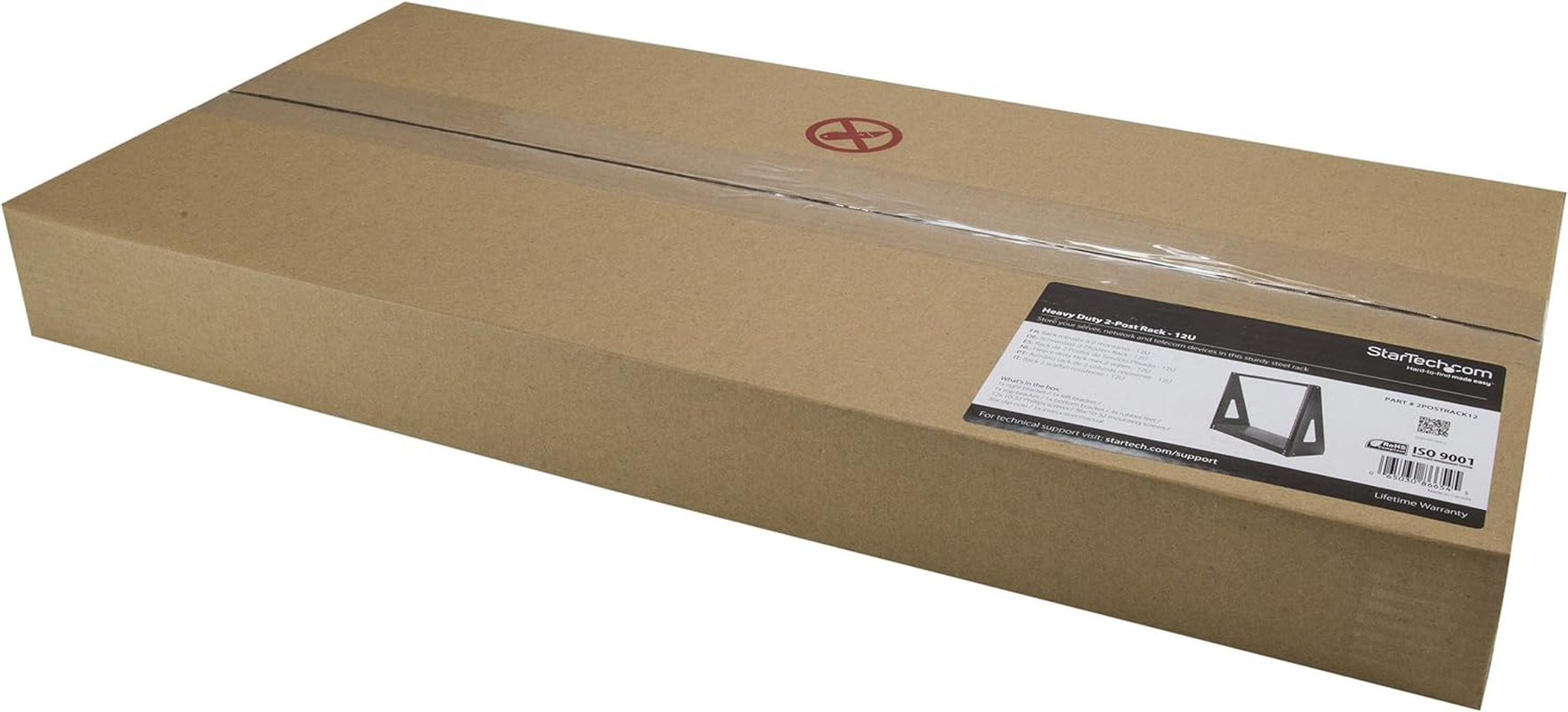 Startech 12U Heavy Duty 2-Post Open-Frame Server Rack (2POSTRACK12) image number 2