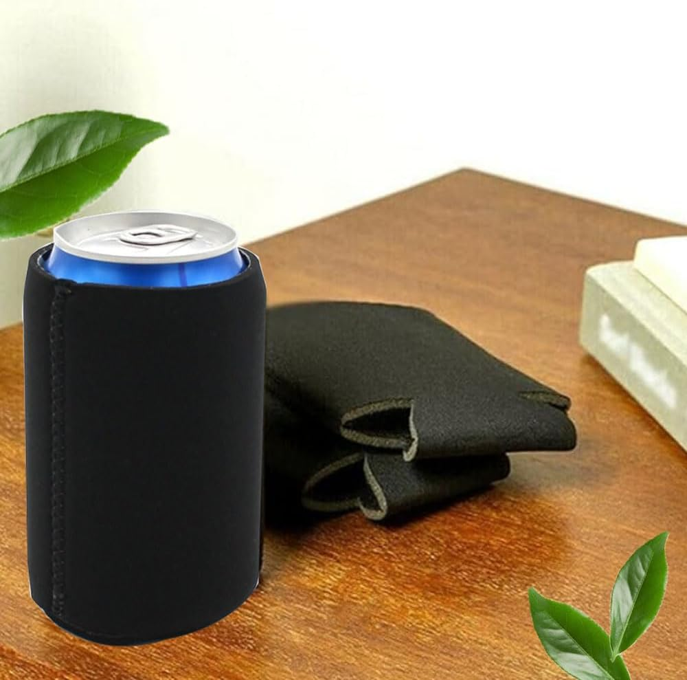 Armastuse 25 Pcs Blank Beer Can Cooler Sleeves, Soft Insulated Beer Can Cooler Sleeves,For Soda, Beer & Water Bottles