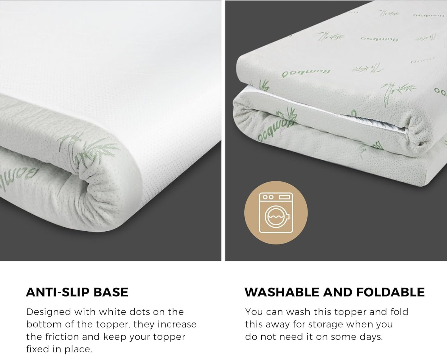 Bedra Bedding Cool Gel Memory Foam Mattress Topper 8Cm Thickness Double Size Bed Pad Protector image number 5