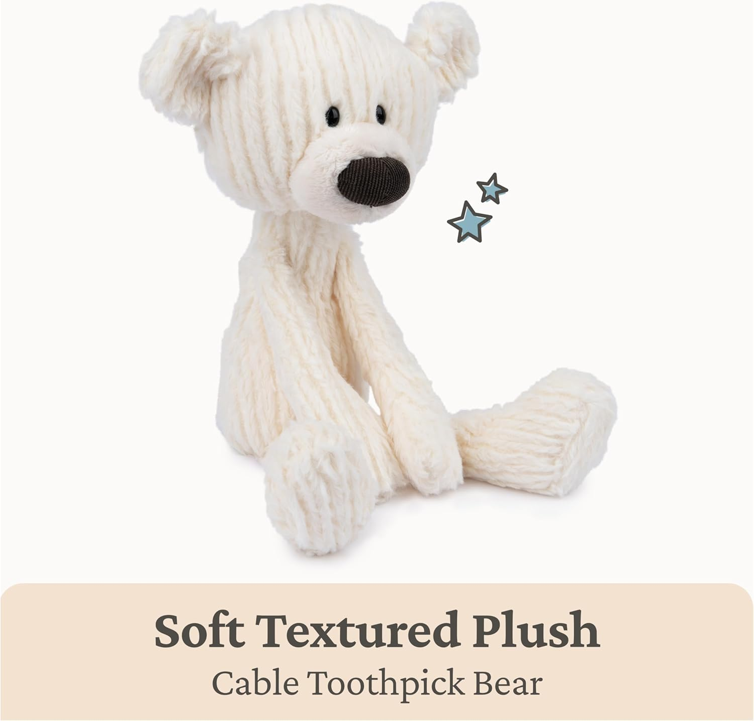 Gund Toothpick Cable Bear Plush Toy, 38 Cm image number 4