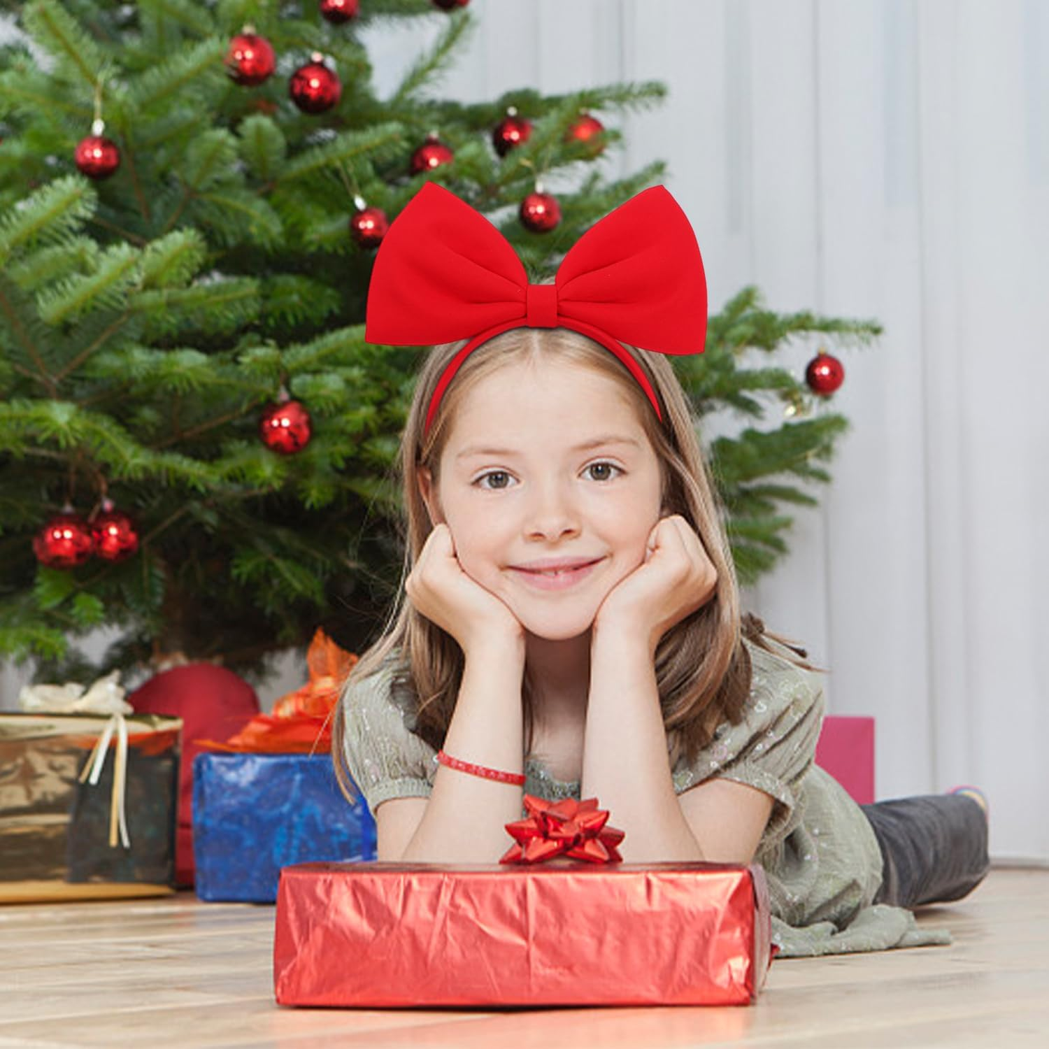 2 Pieces Red Bow Headband, Children'S Headband, Simple Cute Headband, Hairstyle Accessories, Clothing Accessories image number 2