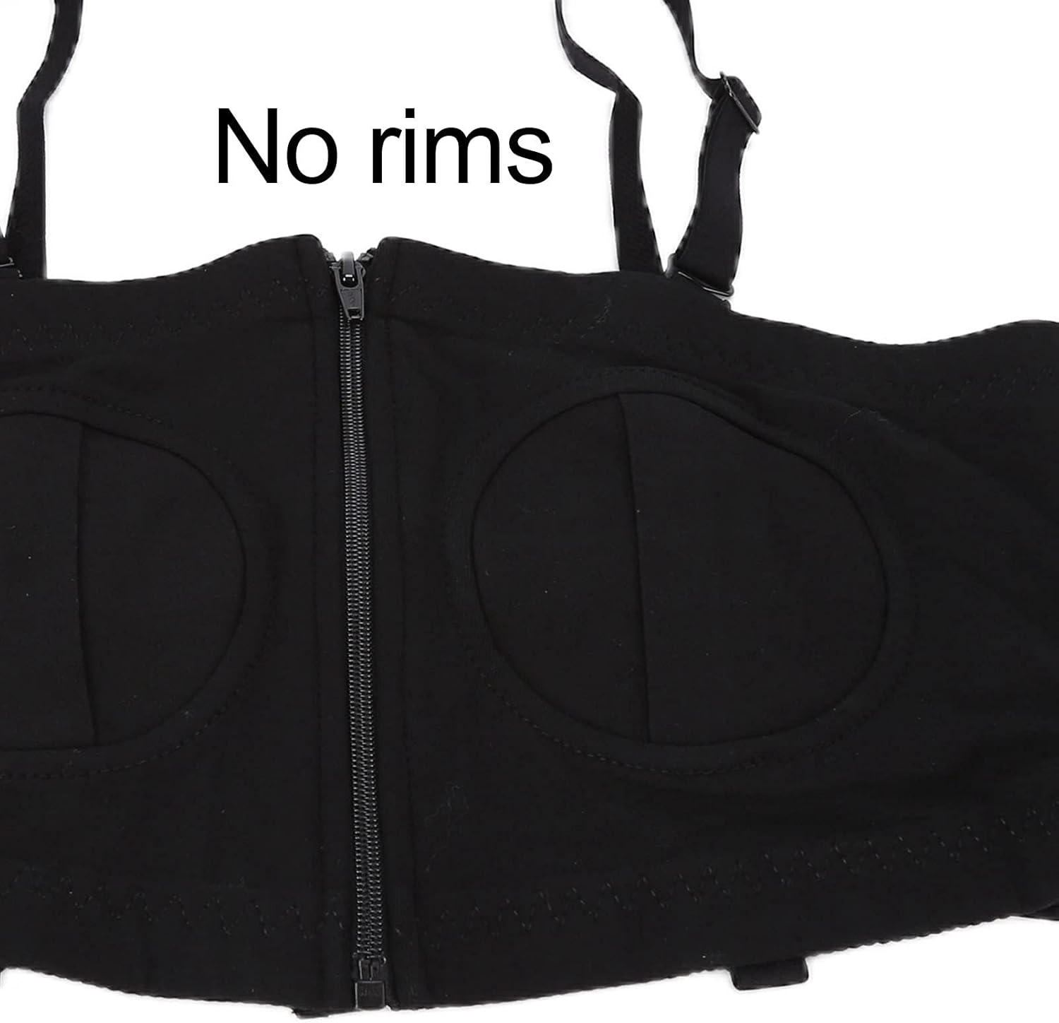 Breast Pumping Bra, Adjustable Nursing Bra with Front Zipper, Hook & Loop Design, No Steel Ring, Cotton Material, Use in Multiple Scenarios for Women (Uniform Size) image number 4