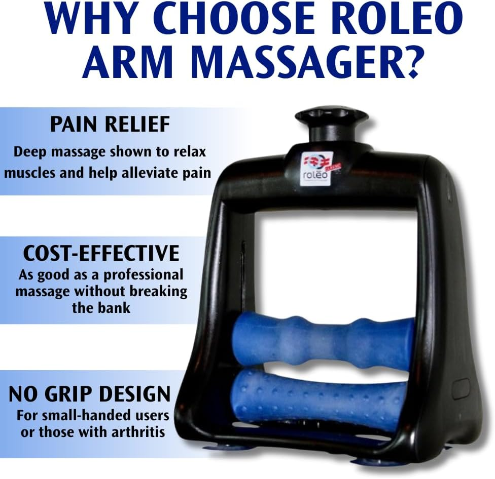 Roleo Tennis Elbow Trigger Point Massager - Arm Massager for Tennis Elbow Treatment and Golfer'S Elbow Treatment - the Carpal Solution Forearm and Hand Massager for Muscle Pain Relief image number 3